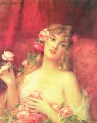 Woman with a Rose